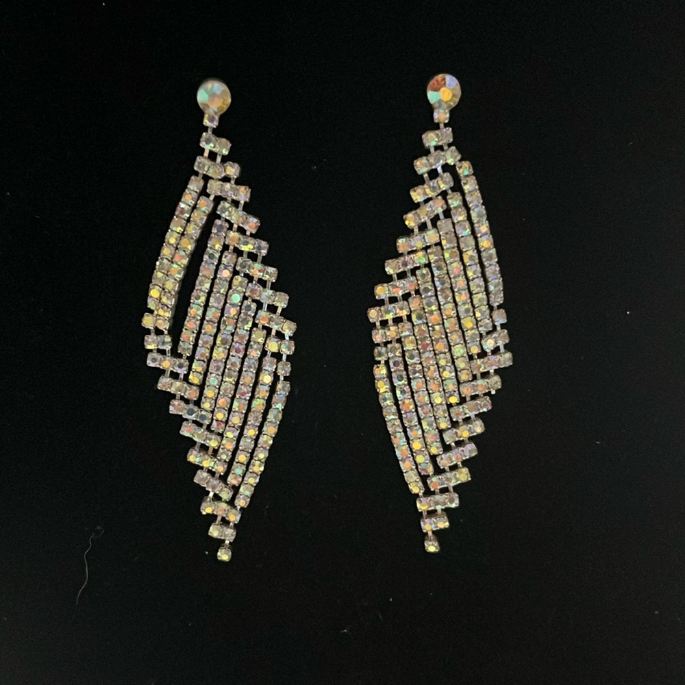 Rhinestone earrings